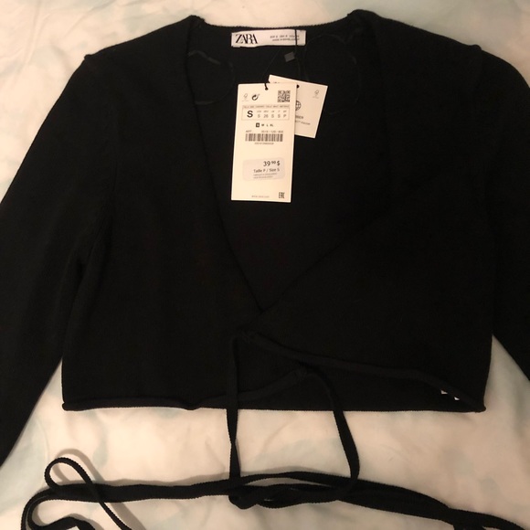 Zara Knit Wrap Skirt - Picture 2 of 2